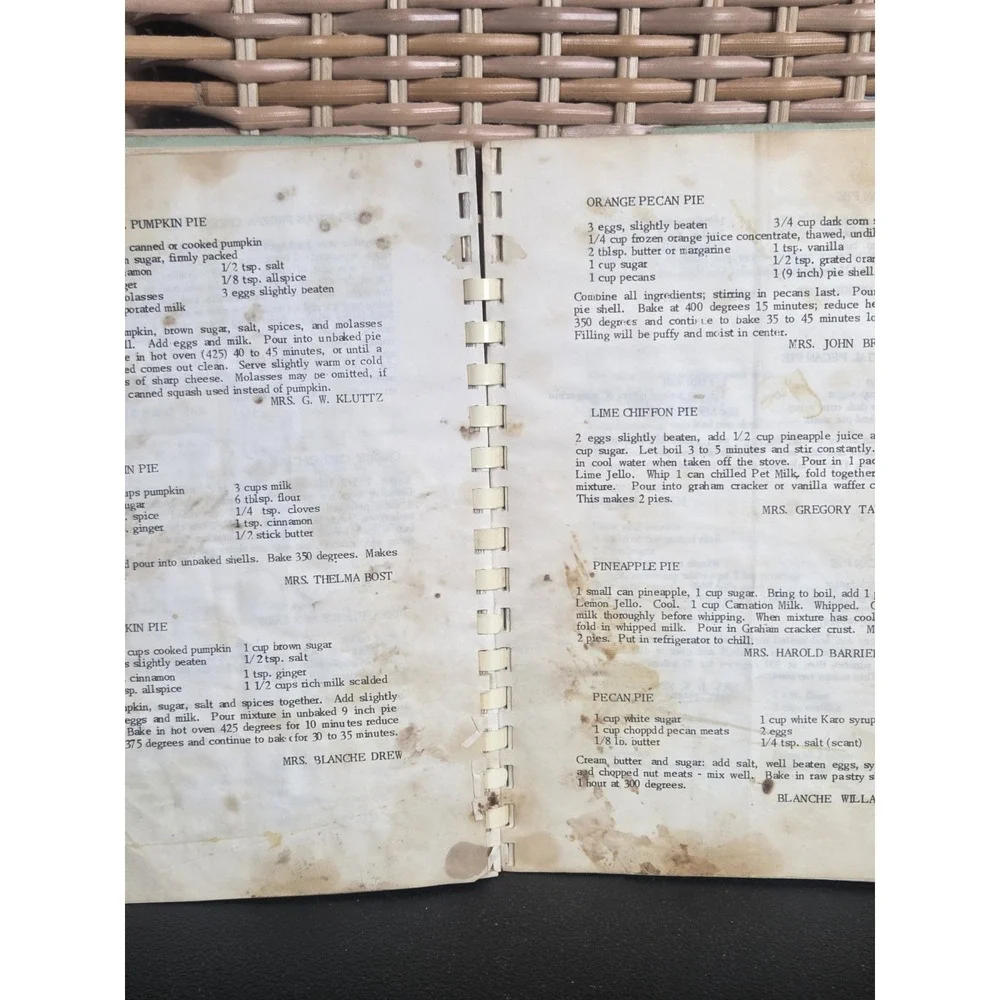 Rockwell North Carolina Cookbook Order Of The Eastern Star Chapter No. 317 OES